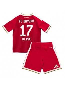 Otroški Nogometna dresi replika Bayern Munich Michael Olise #17 Domači 2026-27 Kratek rokav (+ hlače)